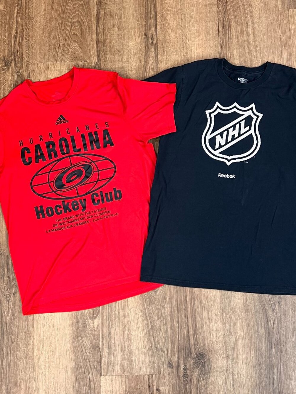 NC Hurricanes Hockey T-shirt NHL Bundle Sz M